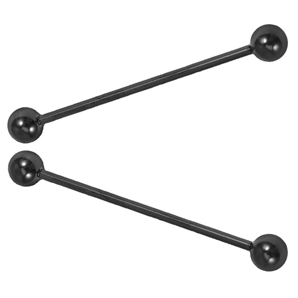 Industrial Barbell Long - 2 paires de boucles d'oreilles à