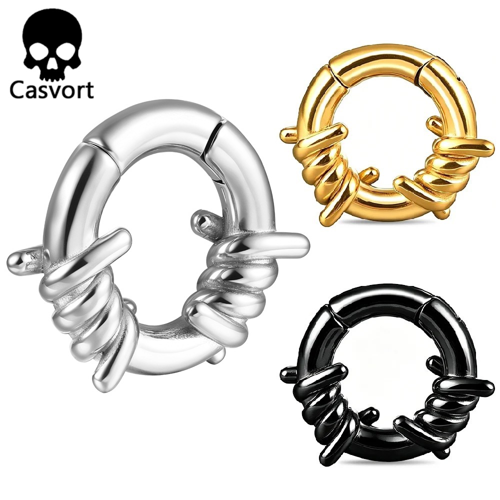 Body Jewelry Hangers - Casvort Lot de 2 poids d'oreille