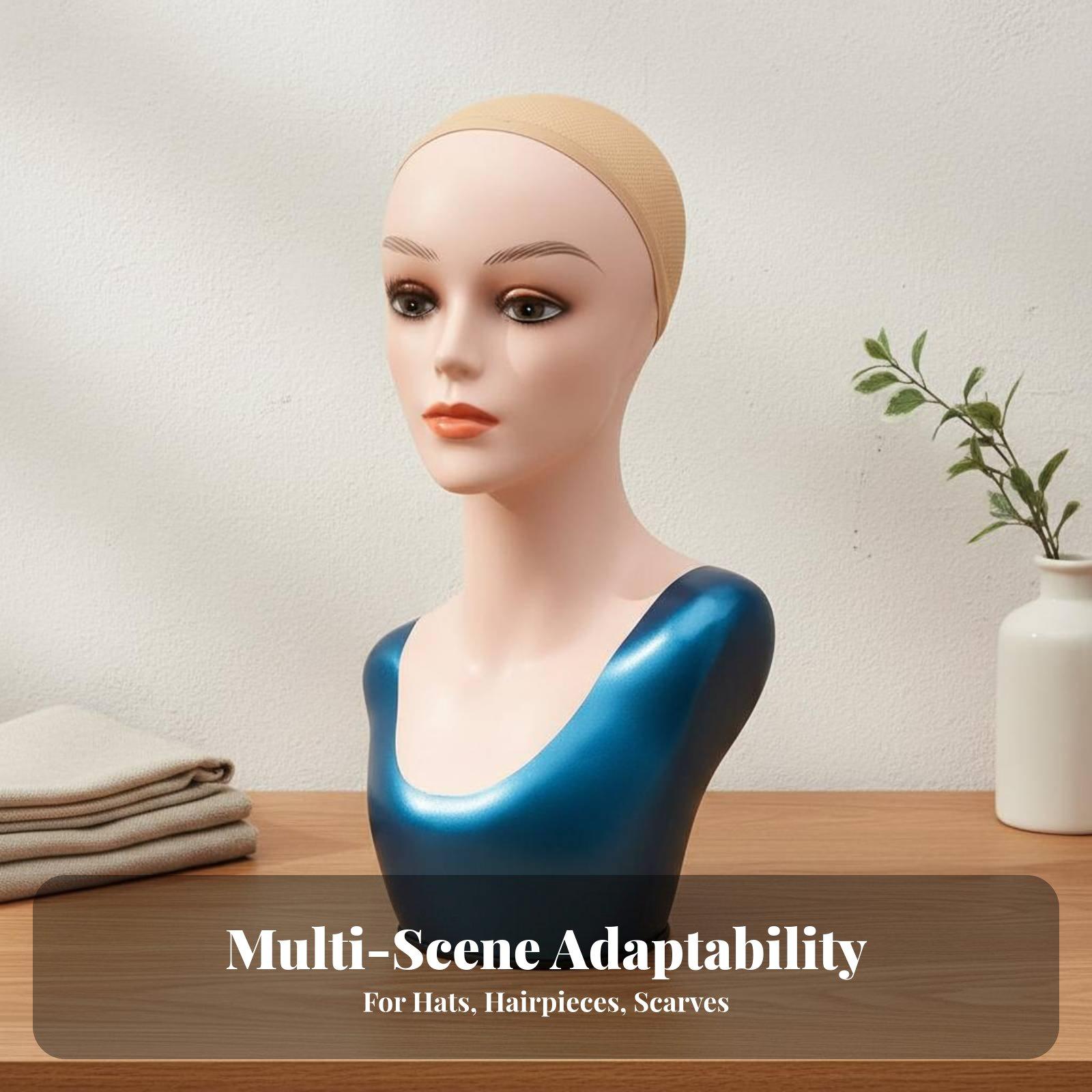 Body Jewelry Store - Tête de mannequin élégante pour femme