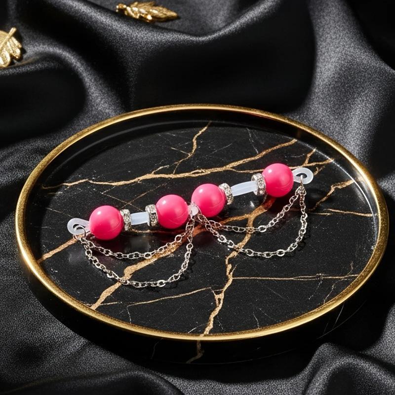 Body Jewelry Nipple Chain - Clips de tétons sans perçage, ensemble