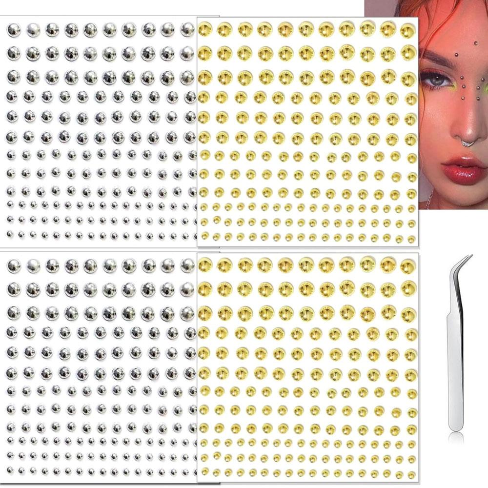 Body Jewelry Rings - Lot de 661 faux piercings faciaux,