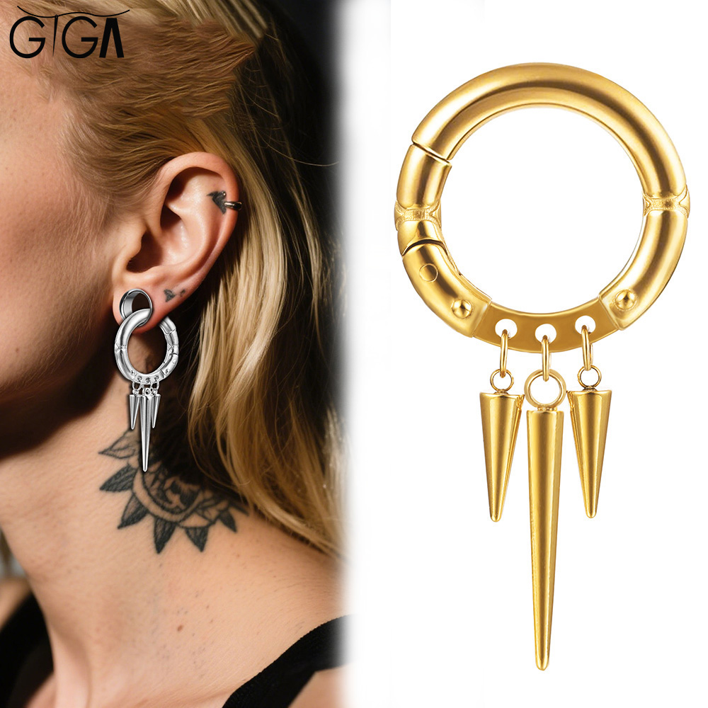 Body Jewelry Hangers - Giga 1/2 pièces, poids d'oreille punk
