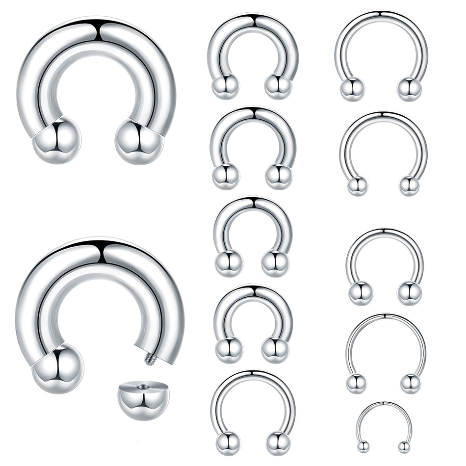 Body Jewelry Hangers - Anneau en fer à cheval en