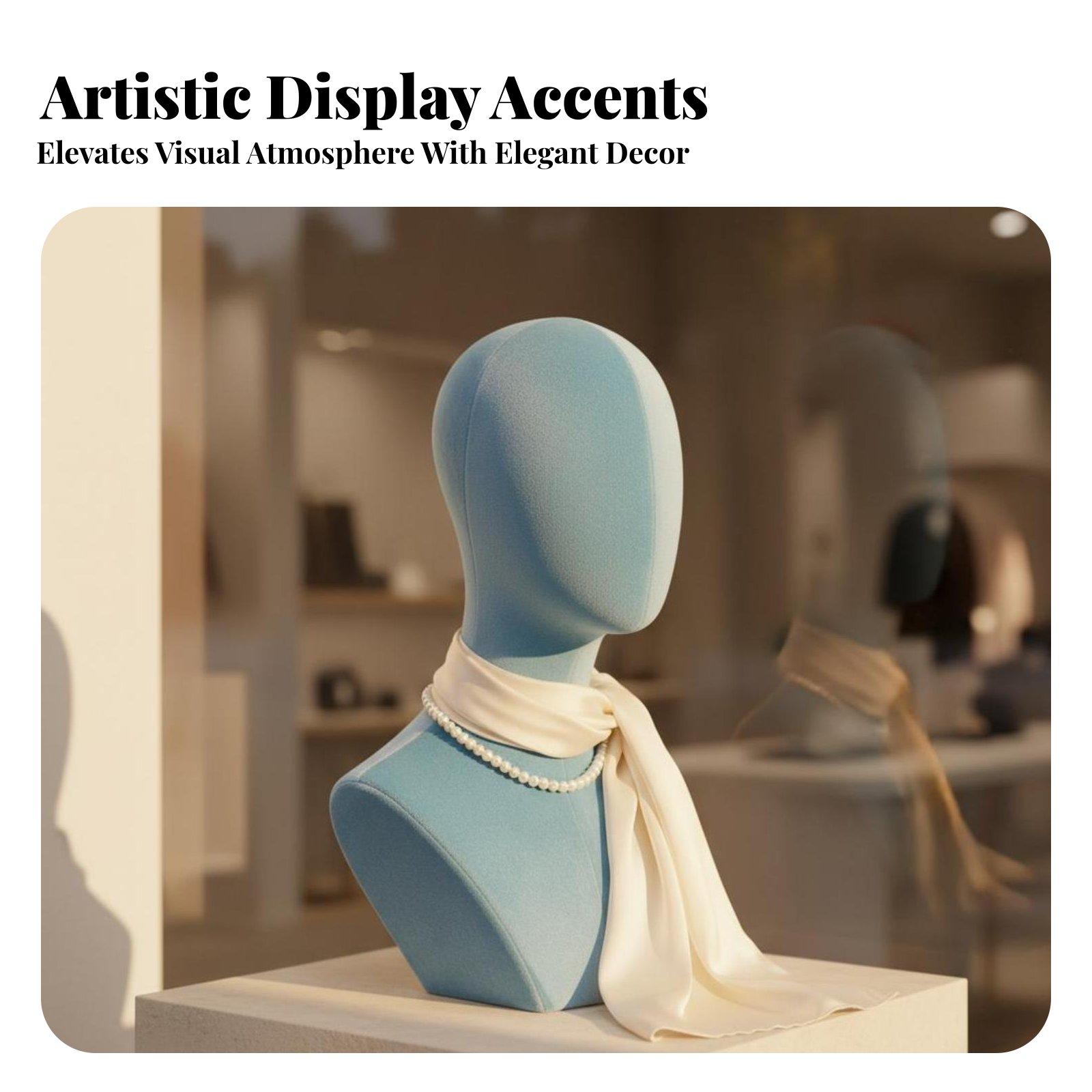 Tête de mannequin recouverte d - Body Jewelry Store avis et prix
