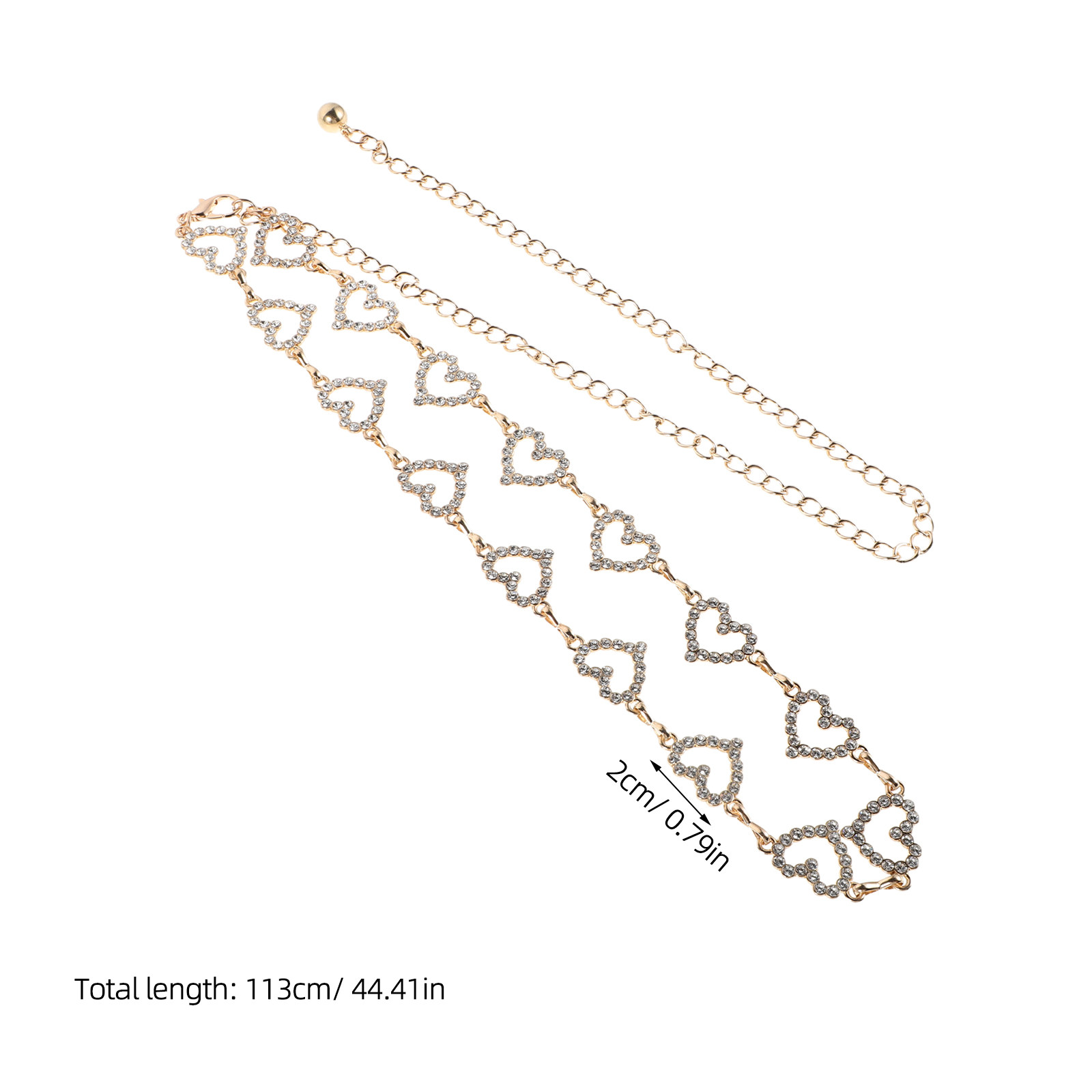 Ceinture en métal réglable ave - Body Jewelry Chain avis et prix