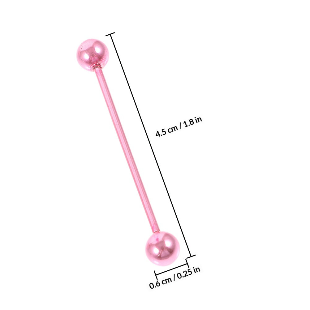 2 paires de boucles d'oreilles - Industrial Barbell Long avis et prix