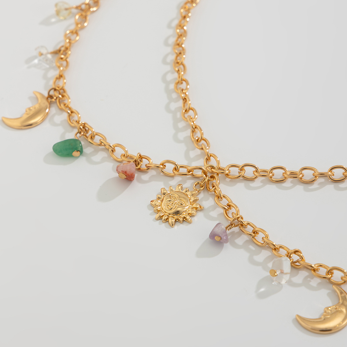 Boho étoile lune soleil penden - Body Jewelry Chain avis et prix