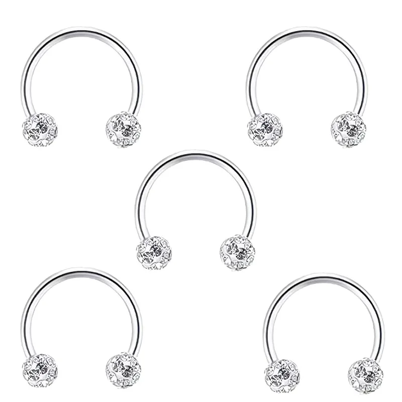 Anneau à lèvres en spirale en  - Body Jewelry Metal Types avis et prix