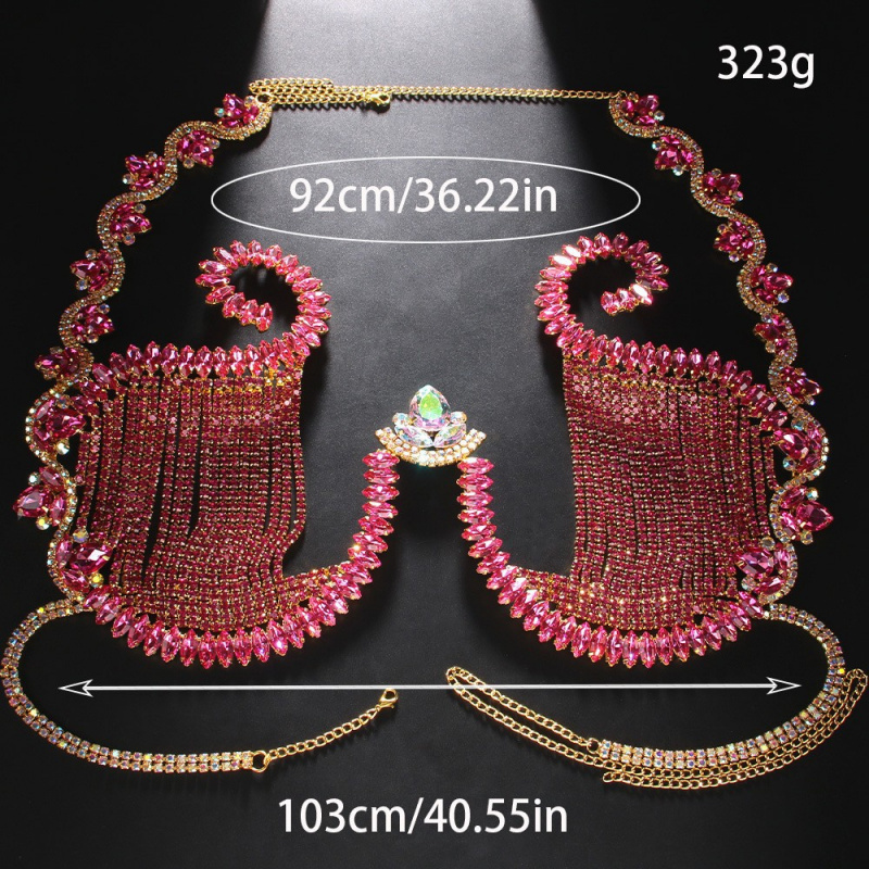 Chaîne de poitrine pour femmes - Body Jewelry Metal Types avis et prix