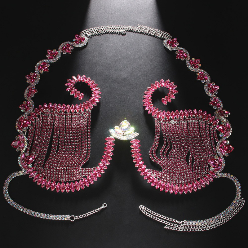 Chaîne de poitrine pour femmes - Body Jewelry Metal Types avis et prix