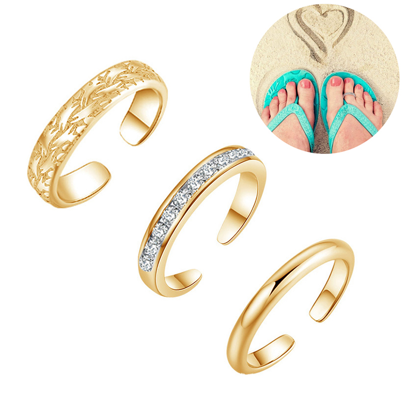 Trio Set Bagues d'orteils pour - Body Jewelry Rings avis et prix