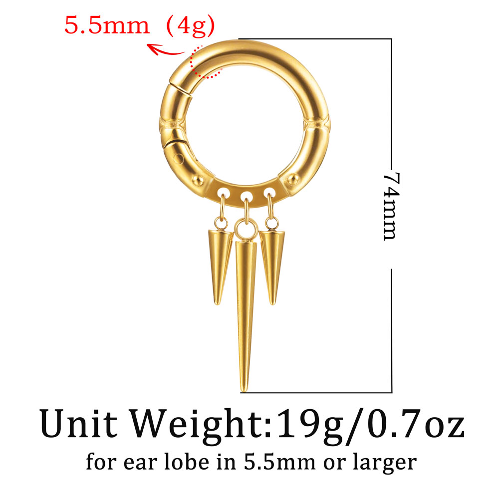 Giga 1/2 pièces, poids d'oreil - Body Jewelry Hangers avis et prix