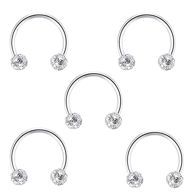 Anneau à lèvres en spirale en  - Body Jewelry Metal Types avis et prix