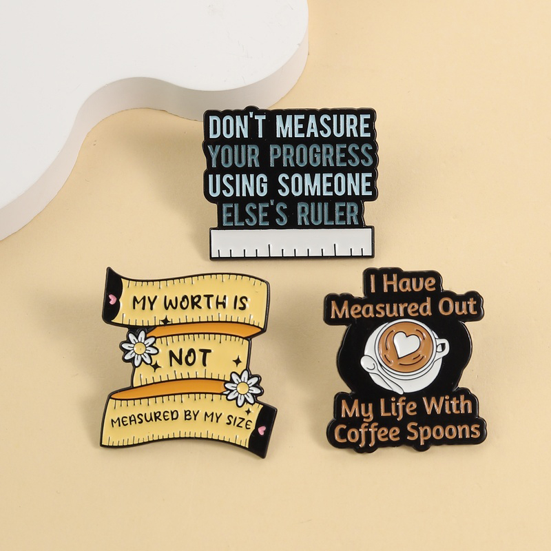 Broches en émail Body Positive - Body Jewelry Measurements avis et prix