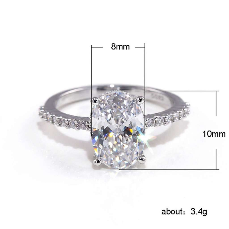 Bagues ovales en argent Sterli - Body Jewelry High Quality avis et prix