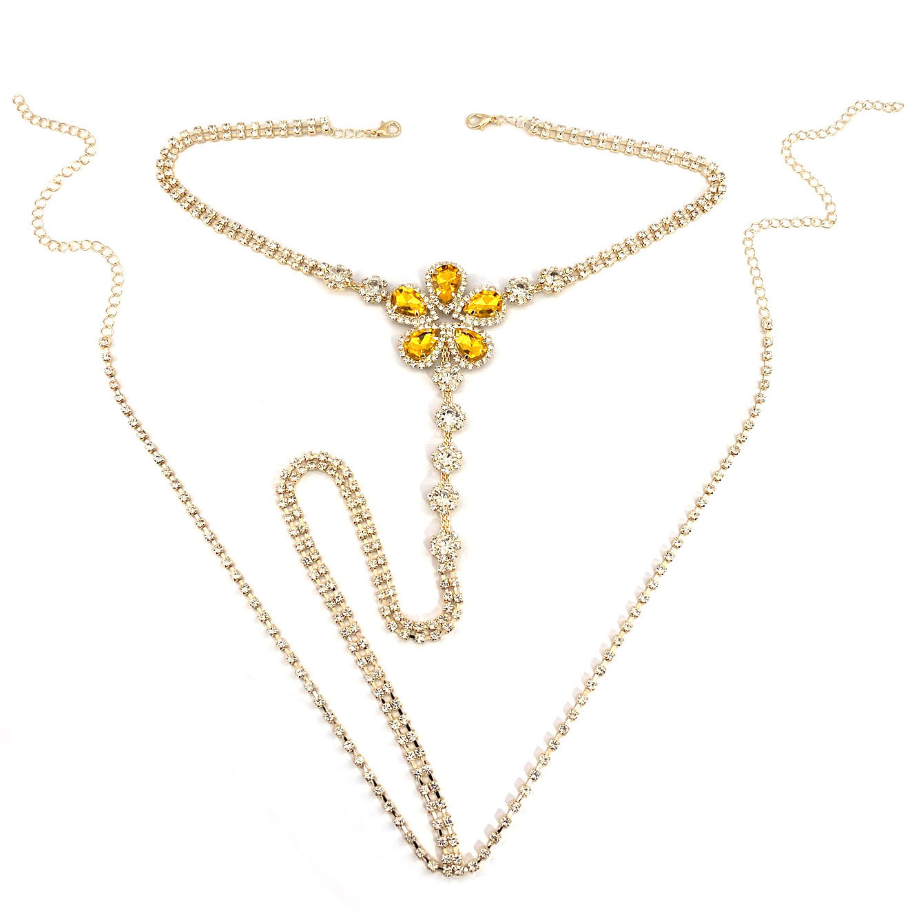 Ensemble string Sexy en strass - Body Jewelry Chain avis et prix