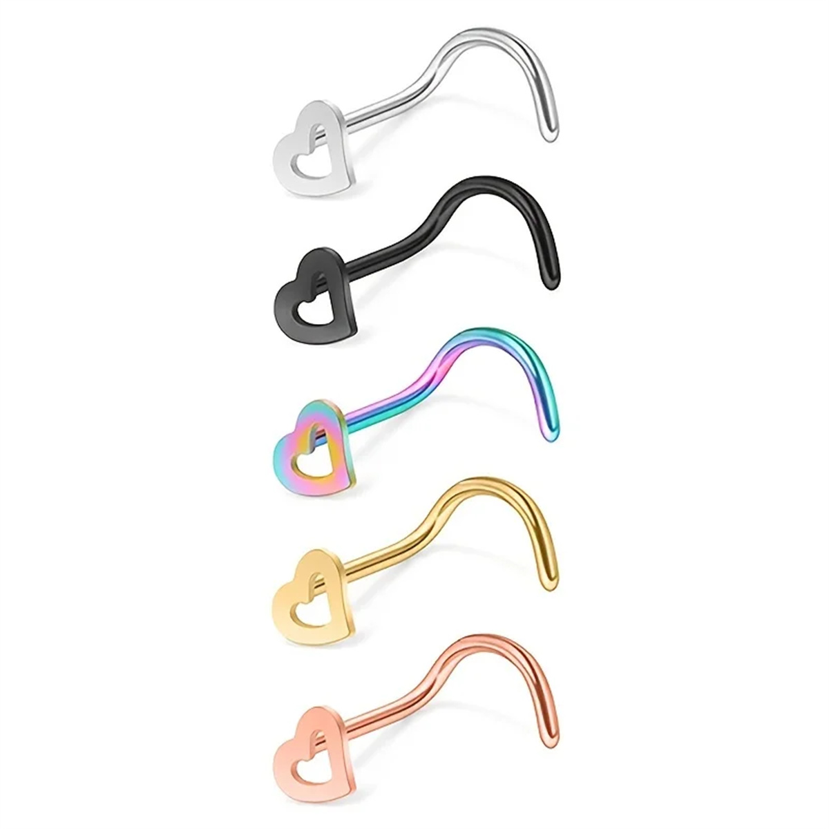 EVISPOL 5 pièces Piercings de  - Body Jewelry Metal Types avis et prix
